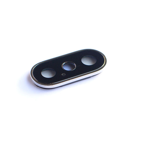OEM Camera Lens with Holder for iPhone X -Silver