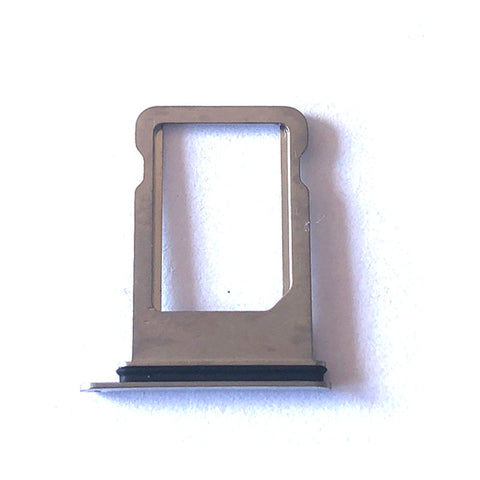OEM SIM Tray with Rubber Ring for iPhone X -Silver
