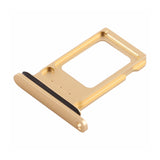 OEM Double SIM Tray with Rubber Ring for iPhone XR -Gold