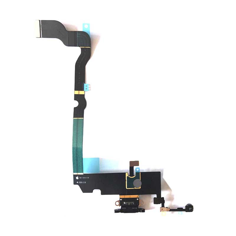 iPhone XS Max Charging Port Flex Cable Black | myFixParts.com