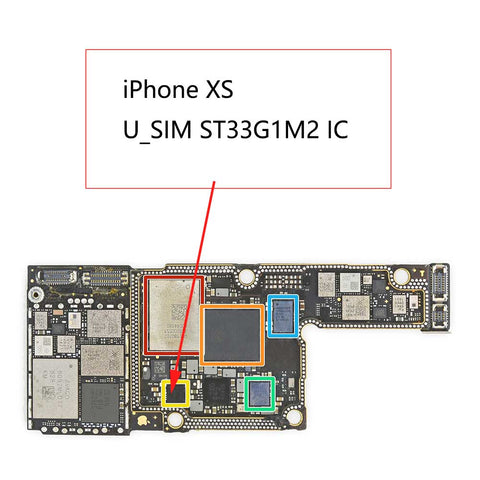 iPhone XS U_SIM ST33G1M2 IC | myFixParts.com