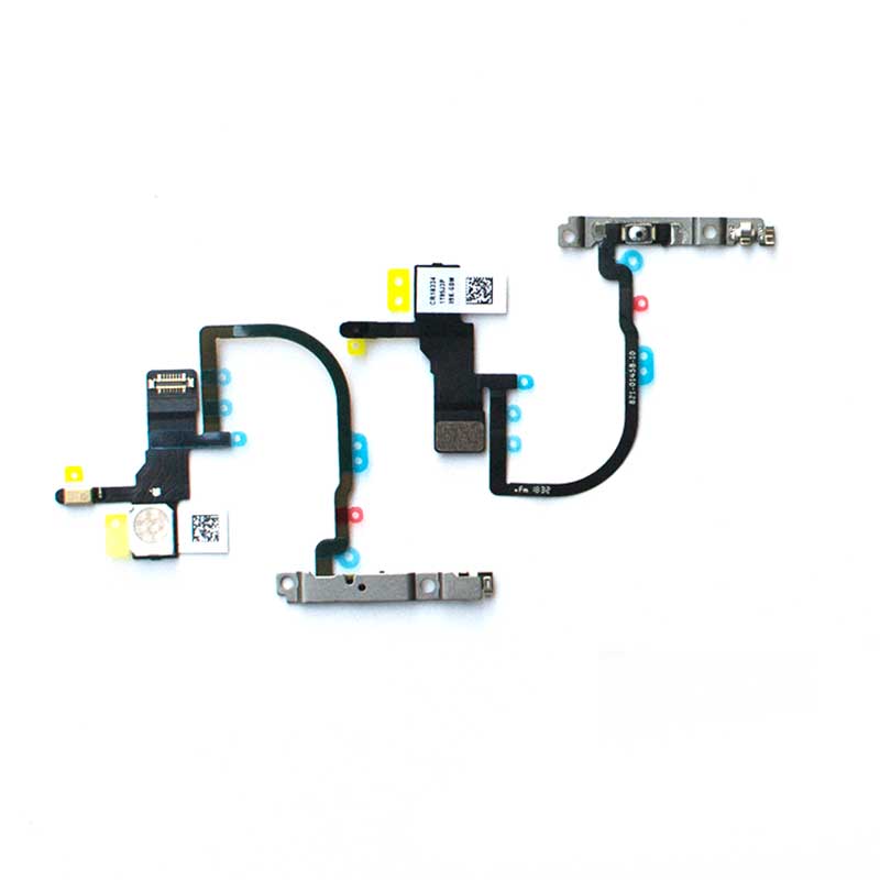 Replacement for iPhone 12 Pro Max Power Button Flex Cable with Metal  Bracket Assembly