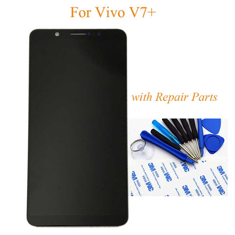 Vivo V7+ LCD Screen Assembly Black | myFixParts.com