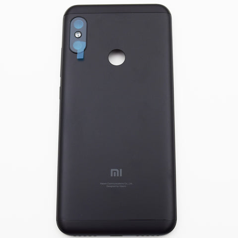 Redmi 6 Pro Back Housing Cover Black | myFixParts.com